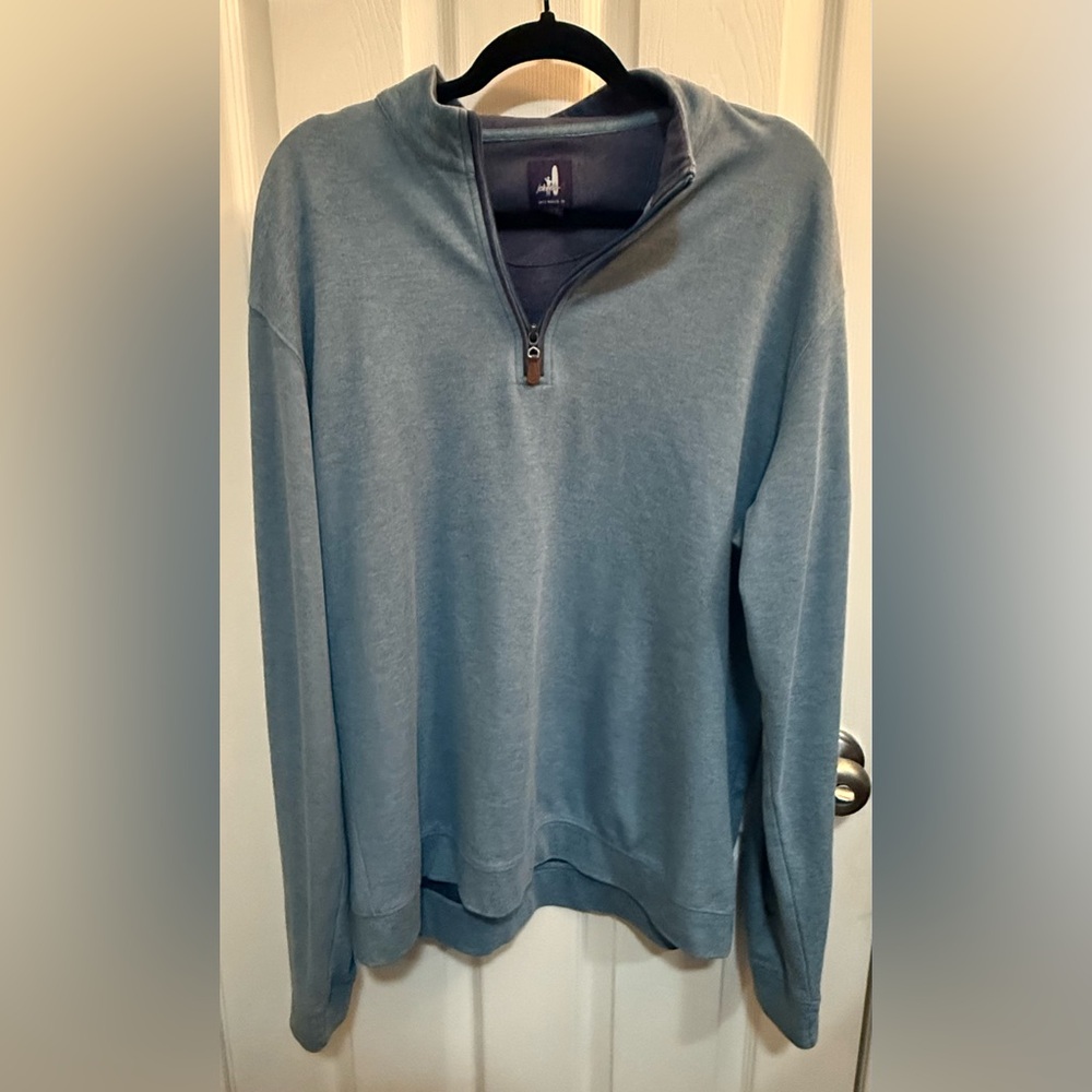 Johnnie-O Sully 1/4 Zip Pullover - XL - Blue